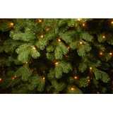 Georgetown PowerConnect 90" Green Fir Artificial Christmas Tree with 700 Clear/White Lights and Stand
