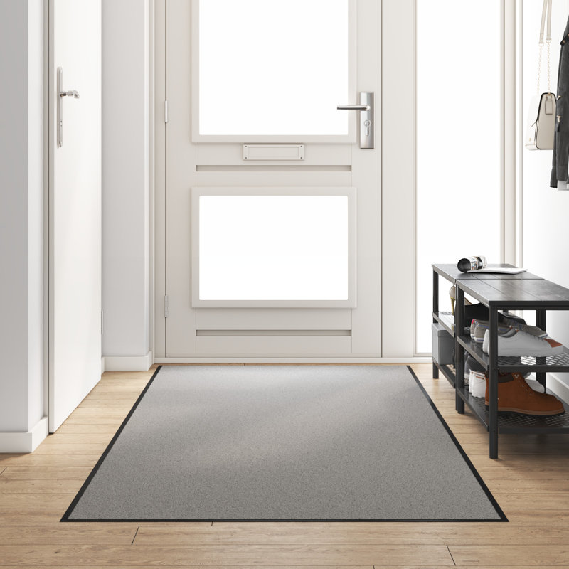 Non-Slip Indoor / Outdoor Doormat, Grey, 120 x 250 cm