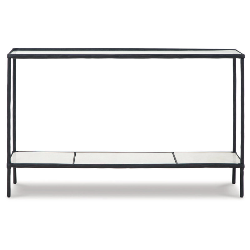 Console de canapé Takevia, Noir, noir, noir, noir