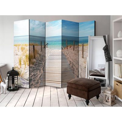 Humphrey 172 cm H Solid Wood Folding Room Divider