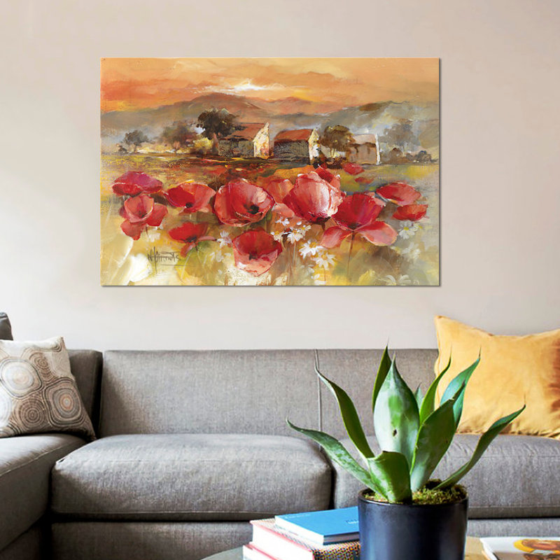 «Tuscan Romance II» par willem haenraets - impression sur toile tendue, H 26 po x l 40 po x P 1,5 po, Toile tendue