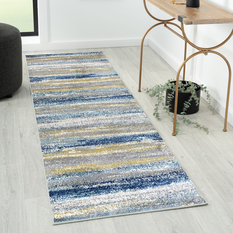 Ellensburg Performance Abstract Indoor Rug, Runner 2' x 7'
