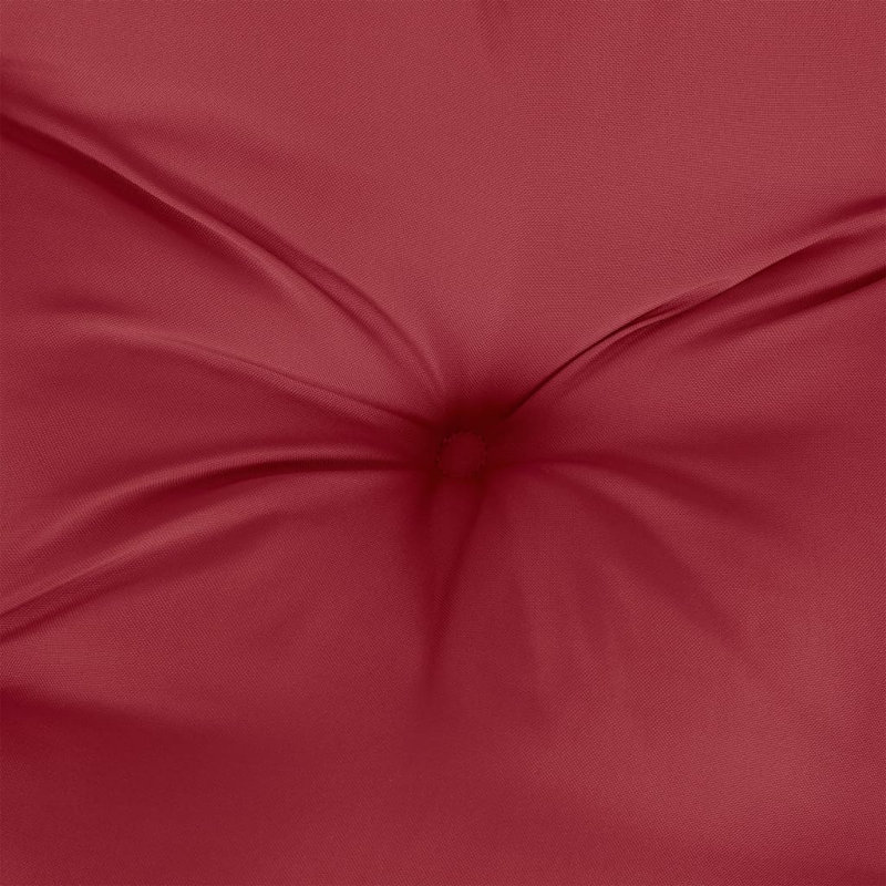 Outdoor Seat Cushion, 4.7", Wine Red, 47.2" W x 31.5" D