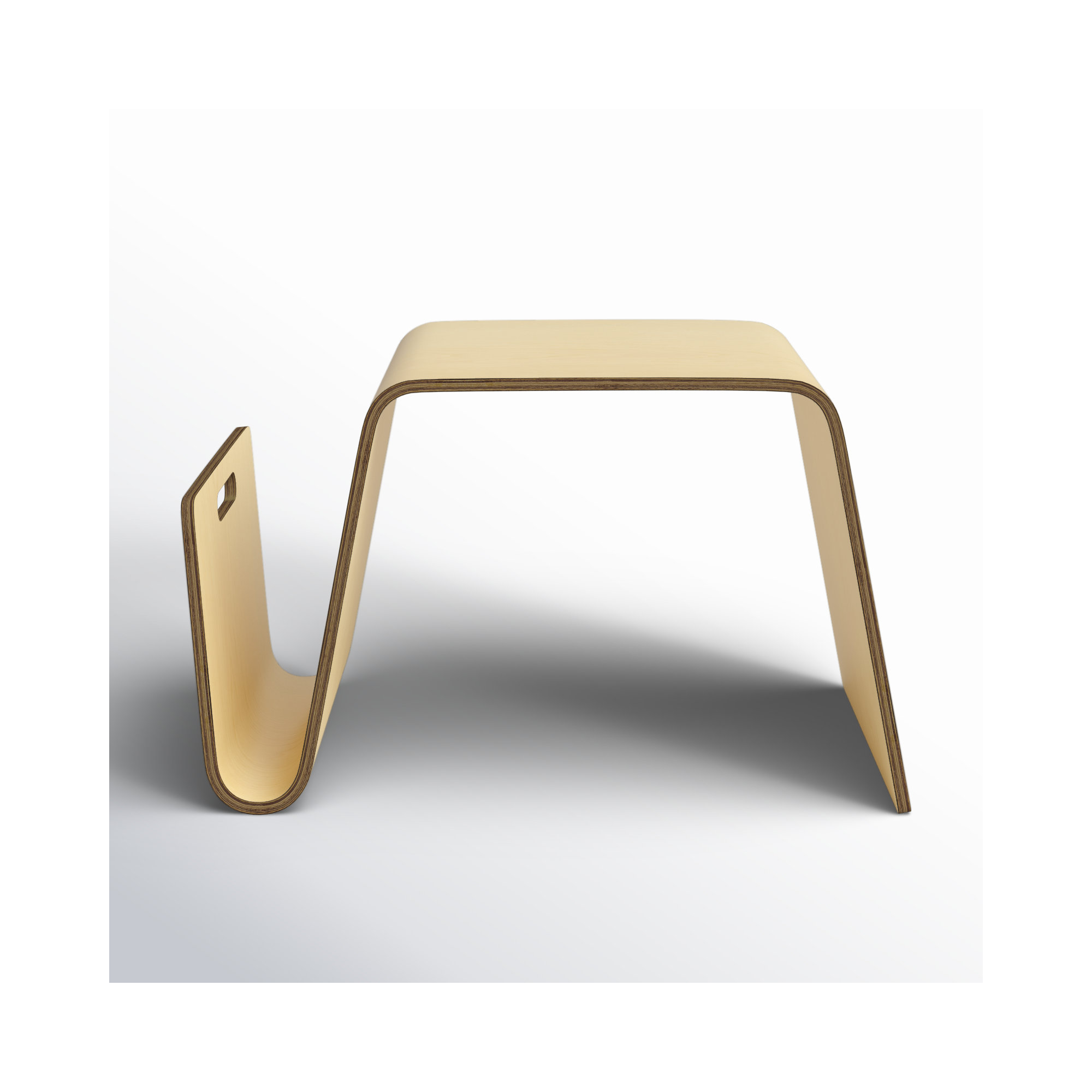 Meiko End Table, Natural