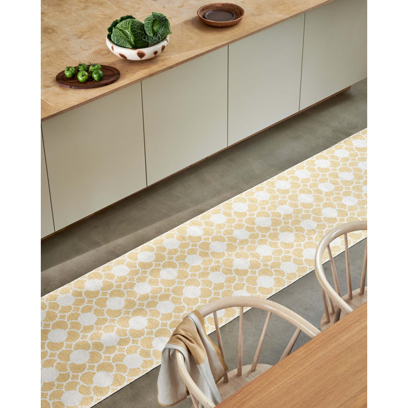 Rug ANYA Oregano 2.25 X 6.5 Ft, Pale Yellow, Runner 2'3" x 9'10"