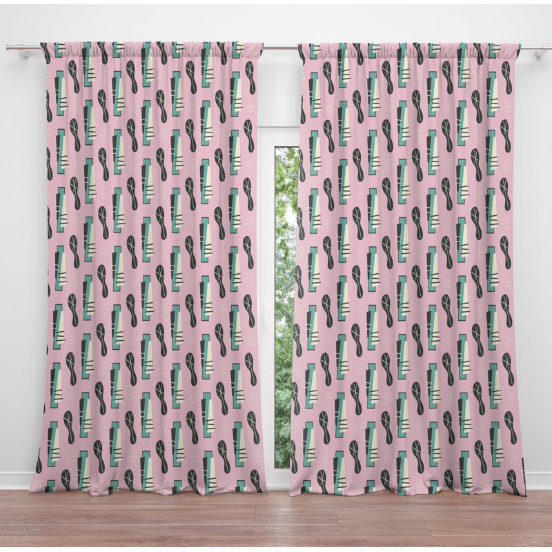 Paire de rideaux obscurcissant en polyester Diamonta, L 20 po x L 52 po