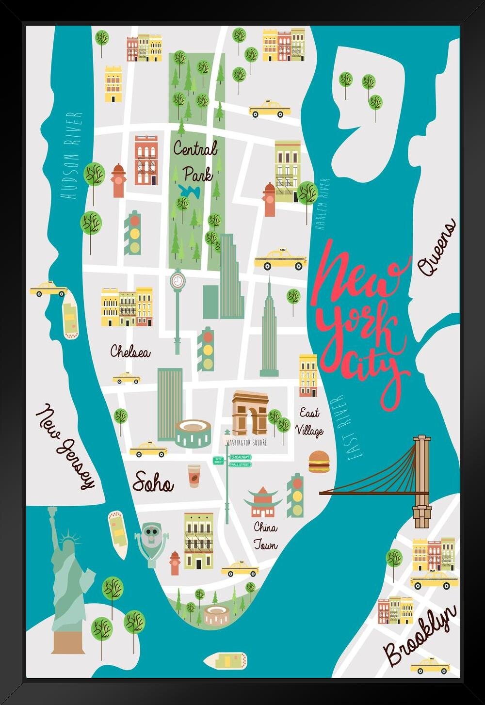 hudson river map for kids