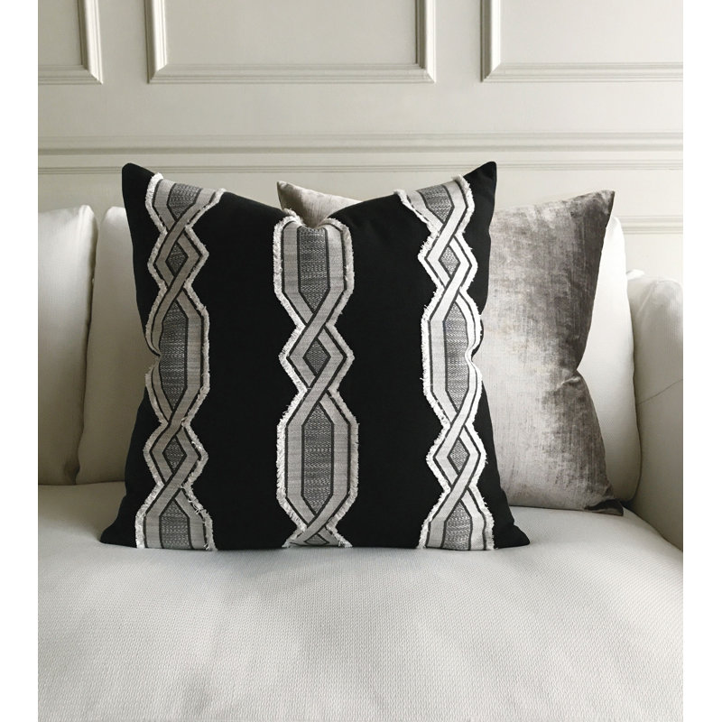 Velvet Square Pillow Cover & Insert, Winchester Dove