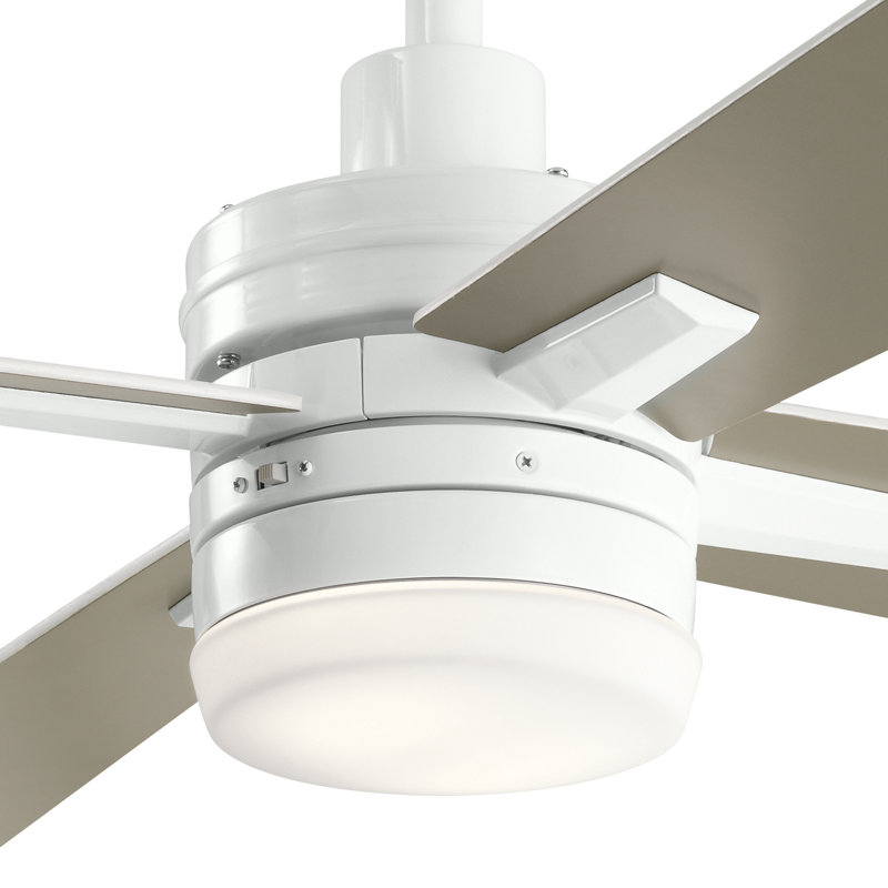 Lija 52'' Ceiling Fan with LED Lights, White