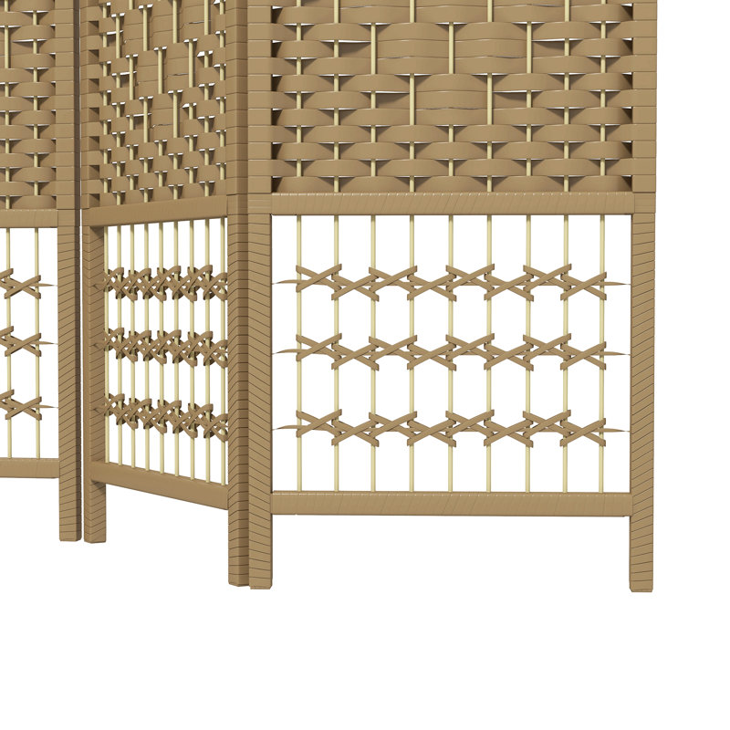 Cloison en bois massif Alaudin, 3, H 67 po x l 47,25 po x P 0,5 po, Naturel