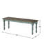 Banc en bois Cierra-91058630