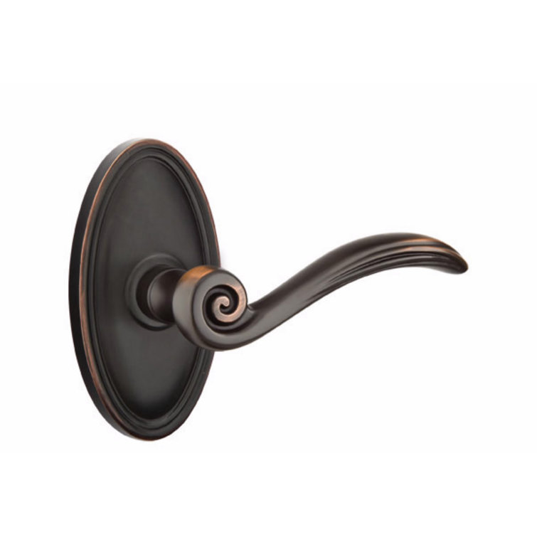 Privacy Consealed Fastener Elan Lever with Oval Rosette