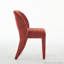 Chaise de salle à manger en chenille avec dossier évidé, ensemble de 2-2114423109
