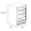 ZLINE 24" Monument Autograph Edition 154 Can Beverage Fridge in Stainless Steel-1023174250