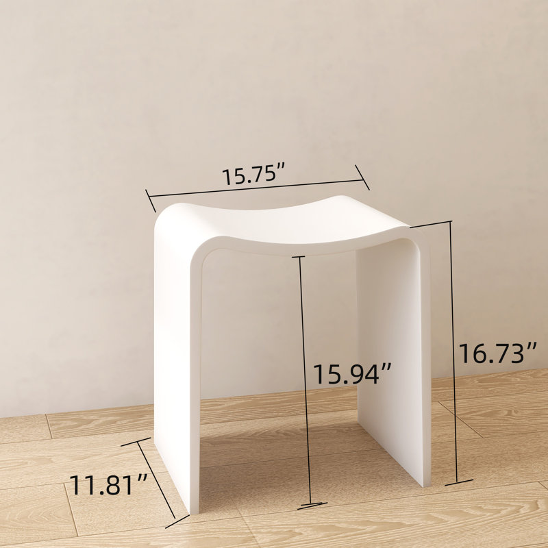 Solid Surface Shower Stool