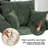 39''W Modern Swivel Upholstered Chenille Accent Chair With Compression Ottoman, For Living Room with Pillows Back-1592181978-1590413655