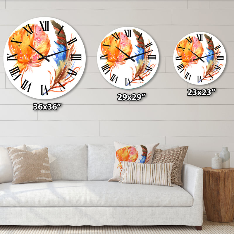 Horloge murale bohème et éclectique, Grand