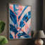 «Pink Jungle», reproduction encadrée - bois massif-1198984896