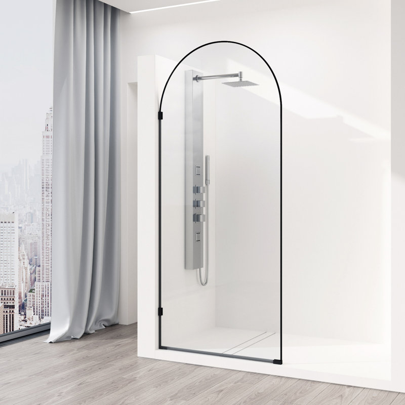 Écran de douche fixe l 34 "x H 78" avec verre 3/8 "Arden