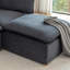 Canapé modulaire en velours côtelé 3 pièces avec repose-pieds Hepworth-109010497