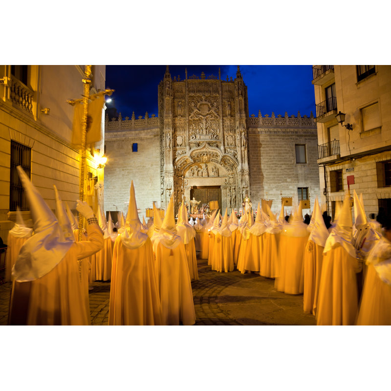 Semana Santa In Valladolid, Spain by JoseIgnacioSoto - Wrapped Canvas Print, 81cm H x 122cm W x 3.8cm D