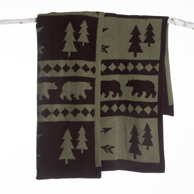 Carstens, Inc. Luxury Soft Stretchy Reversible Plush Throw Blanket, Large 50" x 60", 