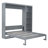 Murphy Bed Wall Bed with Shelves,Gray-866900085
