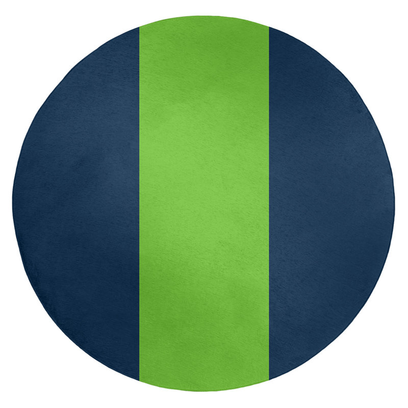 Chenille Indoor Rug, Round 5'