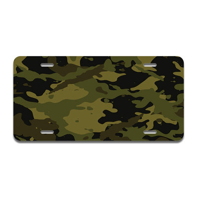 Cadre en aluminium vert camouflage