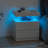 Modern Nightstand With Wireless Charging Station And LED Light ( Set Of 2 )-1756796500