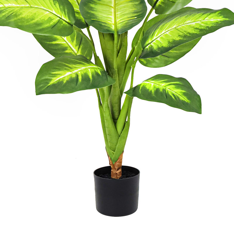 Artificial Dieffenbachia Tree in Pot
