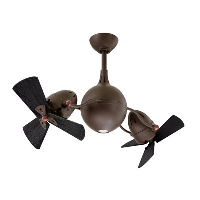 Ventilateur de plafond standard à 16 pales de 16 po avec télécommande et ensemble d'éclairage inclus 