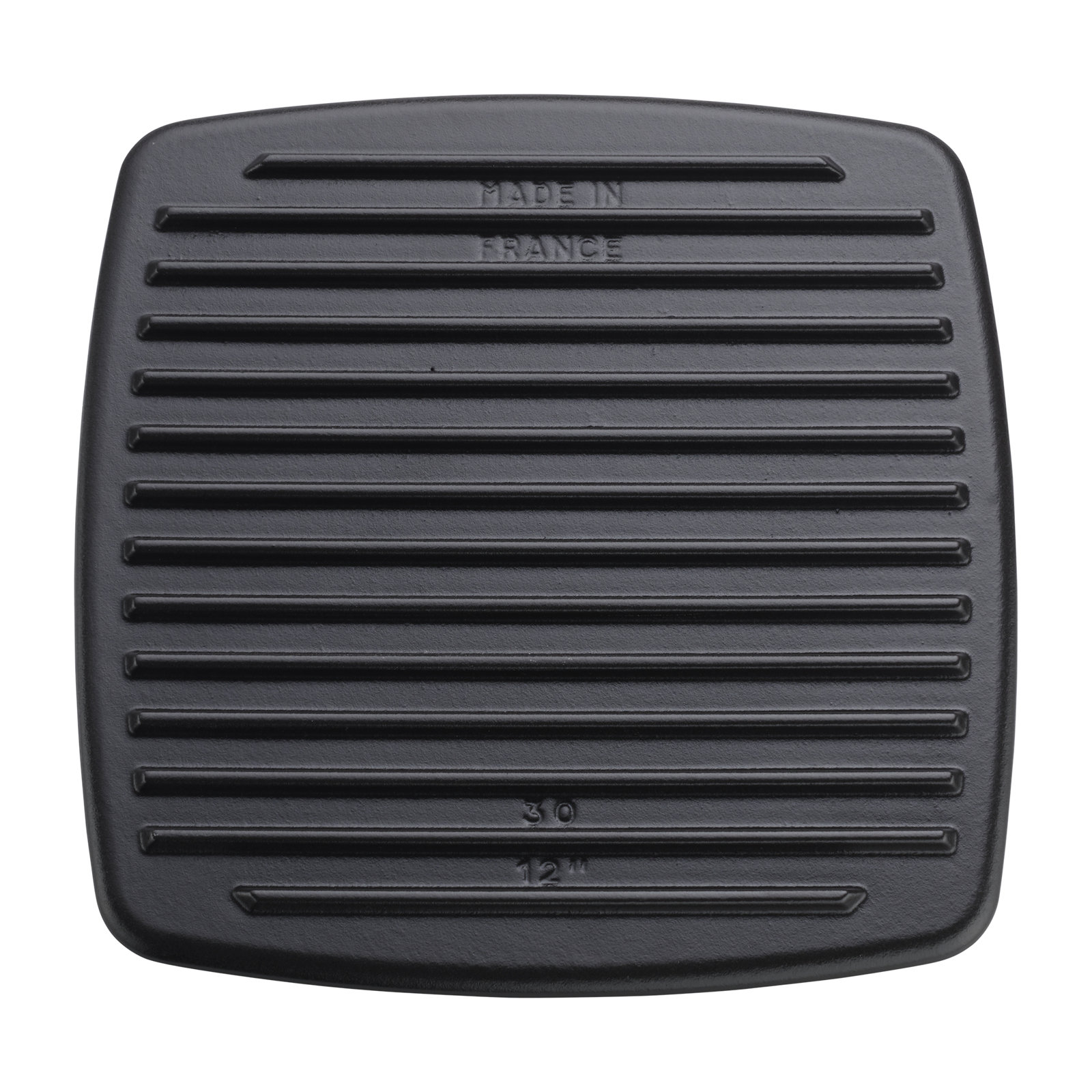 Staub Cast Iron Square Grill Pan, Graphite Gray