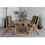 Zulma 6 -Person Acacia Solid Wood Dining Set