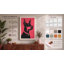 Dog in Silhouette Modern - Wrapped Canvas-252997962-252997959