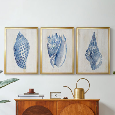 Shell I - Toile tendue avec châssis sur mesure - 3 pièces