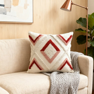 Housse de coussin géométrique 1 pièce