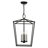 Veasey 4 - Light Dimmable Lantern Square / Rectangle Chandelier-476532688
