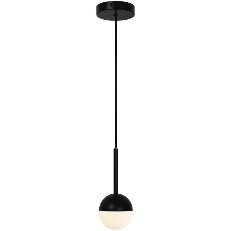 Contina 1 - Light Sphere Pendant, Black
