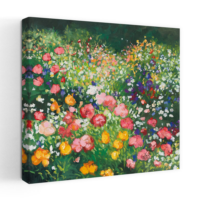 Art floral contemporain Floral Bounty, H 36 po x l 36 po