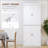 72.5" Freestanding Kitchen Pantry Cabinet