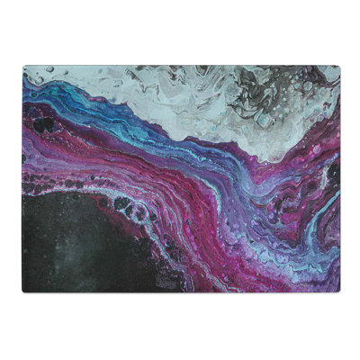 Glass Let Me Be in Abstract Chopping Board