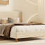 Lit plateforme tapissier sans sommier-807284733