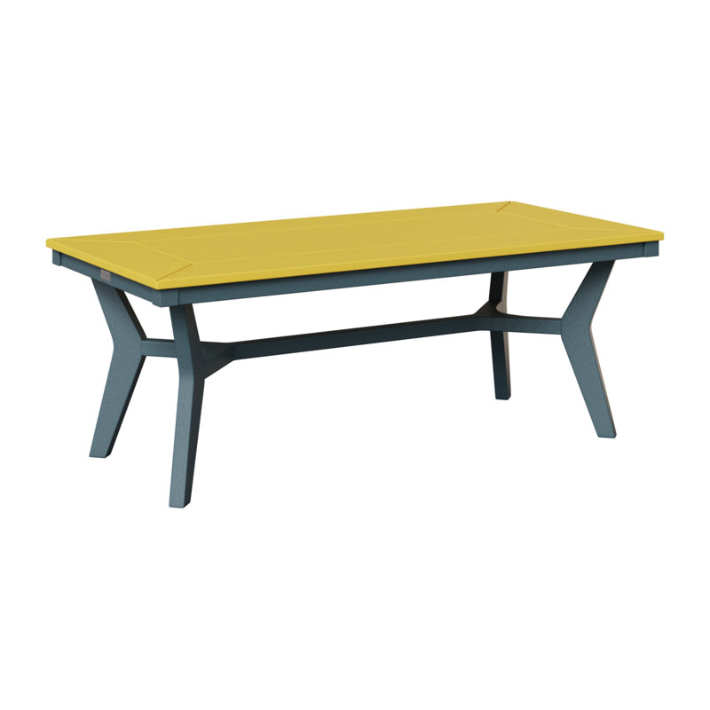 Table basse berlinoise Berlin, Ardoise, Jaune soleil levant