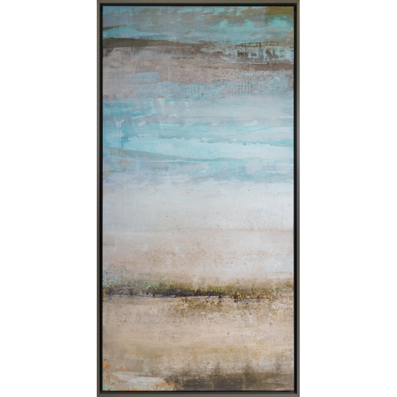 Guilded Seascape 10 Print by Maeve Harris, 49" H x 25" W 