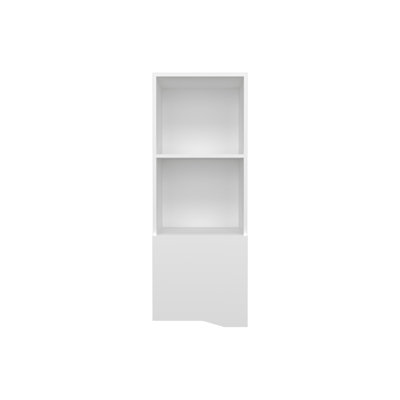 Obregon 43" Tall One-Door Wall Cabinet  with Two Open Shelves, Medicine Cabinet