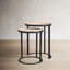 Akio Minimalist Nesting End Table Set-1342365423