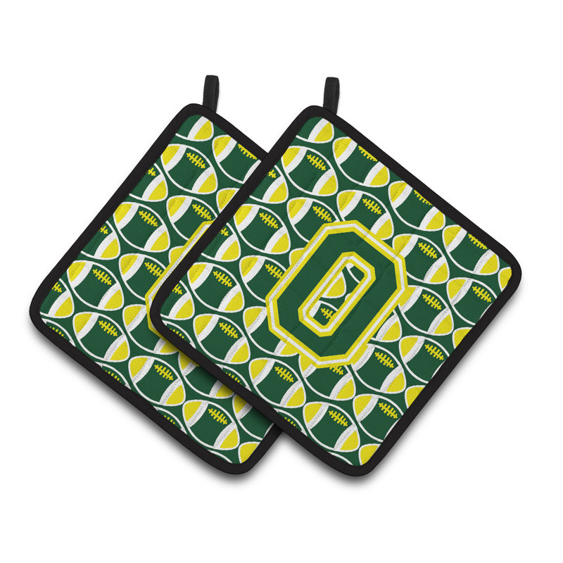 Poignée de football, O, Vert jaune