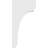 3"W x 9"D x 18"H Standard Legacy Architectural Grade PVC Corbel-33860409