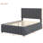 3 Drawers Upholstered Bed With Trundle-1031683955-1031683953